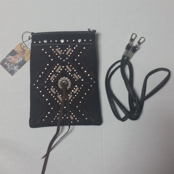 American Bling Handbags - Black American Bling Crossbody Bag